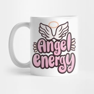 Angel Energy Girly Quote Y2K Aesthetic Kawaii Cute Japanese Mug